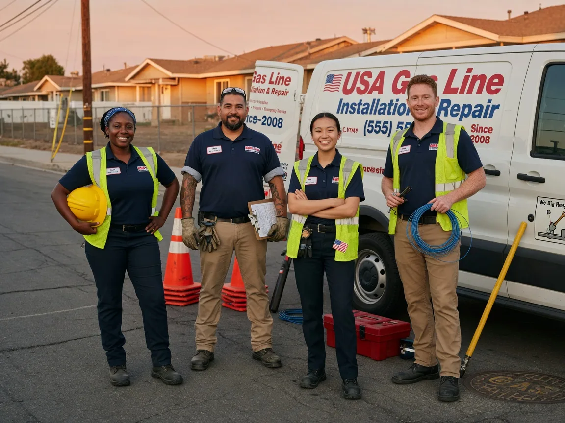 Gas Line Installation company in Pine Prairie, LA